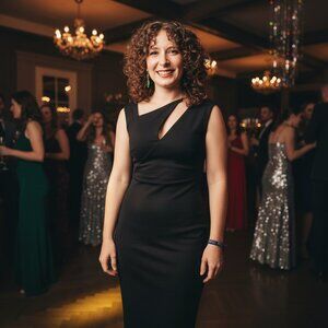 Bailey 44 Black One Shoulder Dress